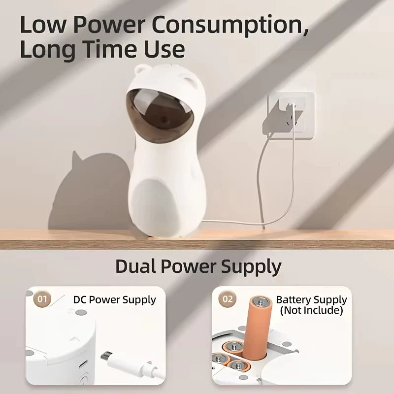 Automatic Cat Laser Toy Teaser LED Interactive Kitten Training Entertaining Adjustable Multi Angle USB Rechargeable